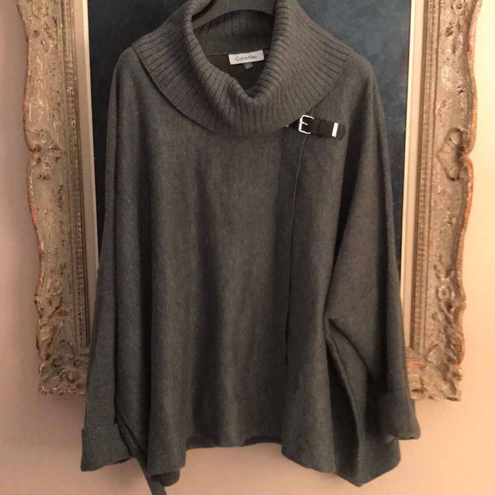 Calvin Klein drape sweater